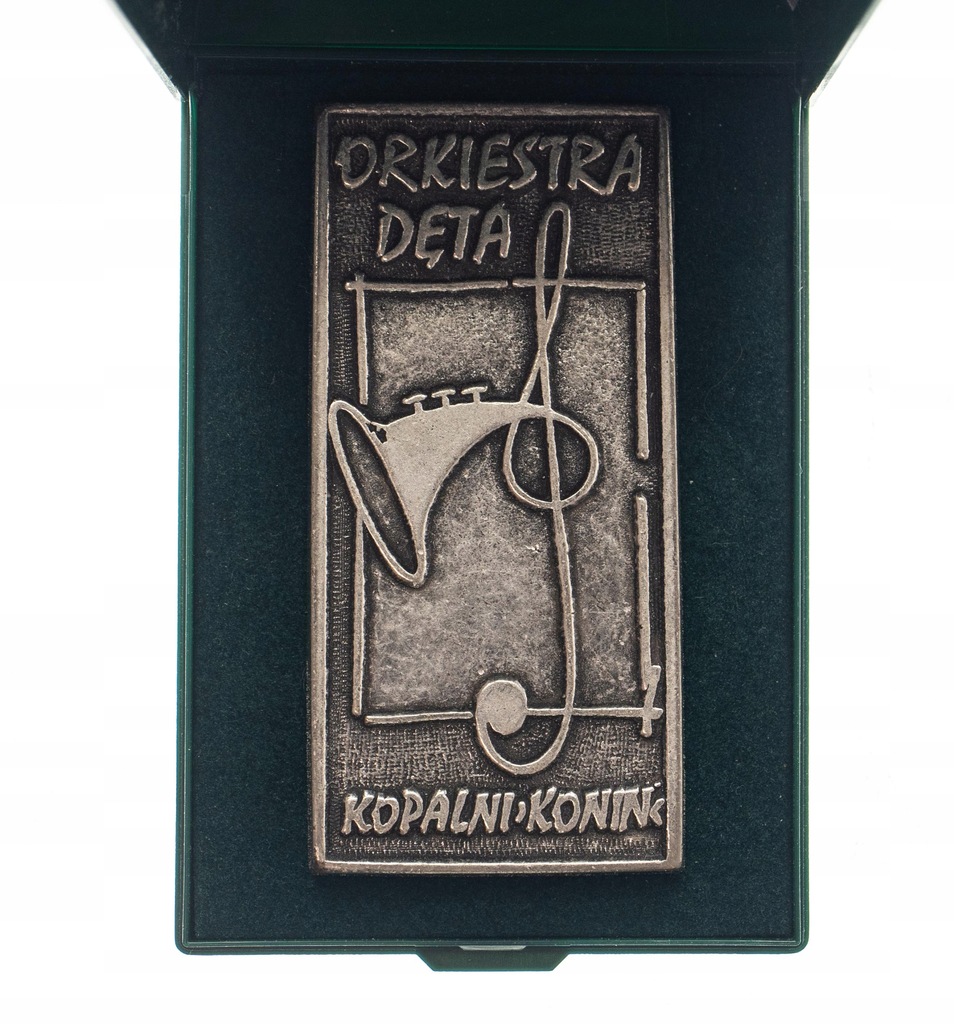 MEDAL PLAKIETA ORKIESTRA DĘTA KOPALNI KONIN
