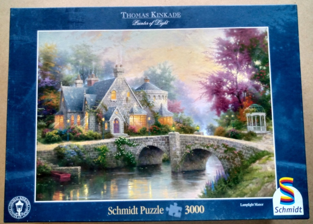Puzzle 3000 Schmidt-Lamplight Manor-T.Kinkade