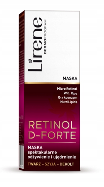 Купить LIRENE RETINOL D-FORTE МАСКА ПИТАТЕЛЬНАЯ УКРЕПЛЯЮЩАЯ 50мл: отзывы, фото, характеристики в интерне-магазине Aredi.ru