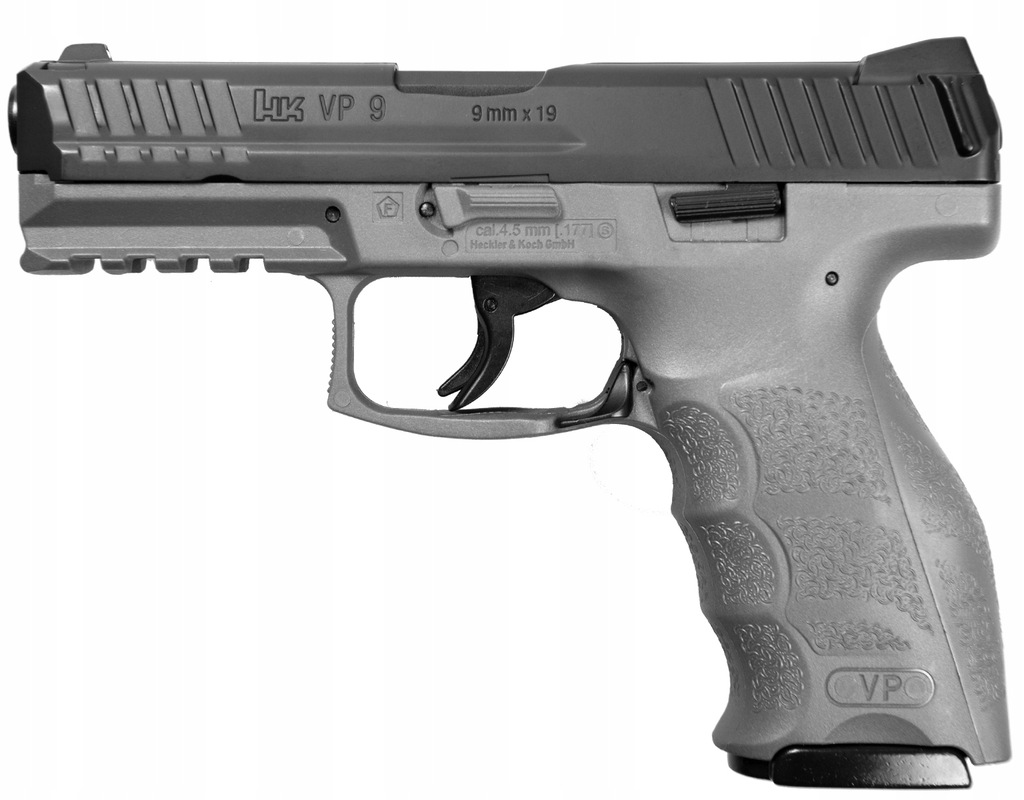 Wiatrówka Pistolet H&K VP9 4,5 mm Gray BB