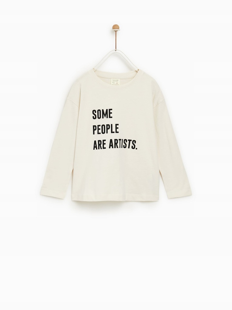 ZARA TEKST SOME PEOPLE ARE ARTISTS 9L