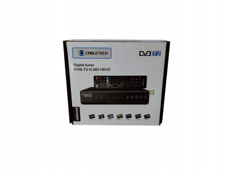 DEKODER CABLETECH URZ0336B DVB-T2 H.265 HEVC