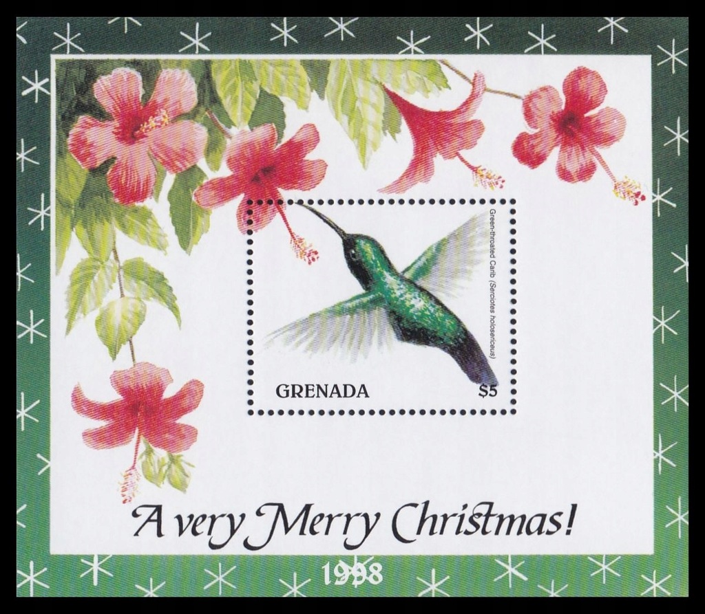 GRENADA - PTAKI - 1998 r. - MNH(**)