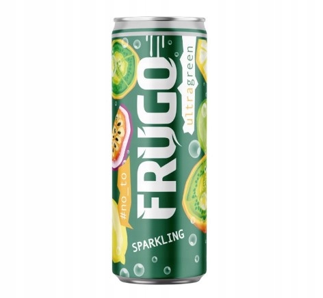 Frugo ultra green napój gazowany puszka 250 ml