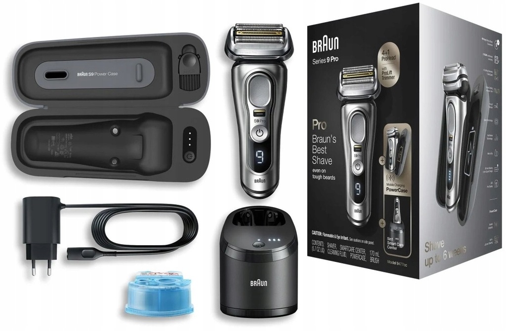 BRAUN Series 9 Pro golarka mokro/sucho 9477cc