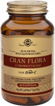 SOLGAR Żurawina Cran Flora 60 kaps.