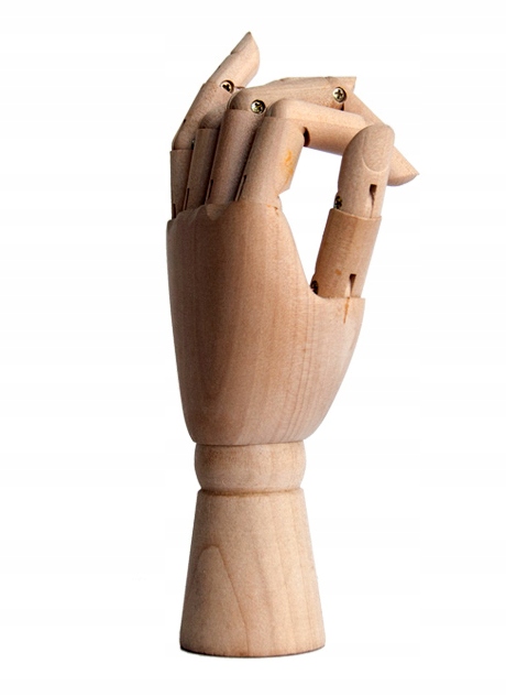 Купить Leniar Деревянная ручная модель, 20 см, левая: отзывы, фото, характеристики в интерне-магазине Aredi.ru
