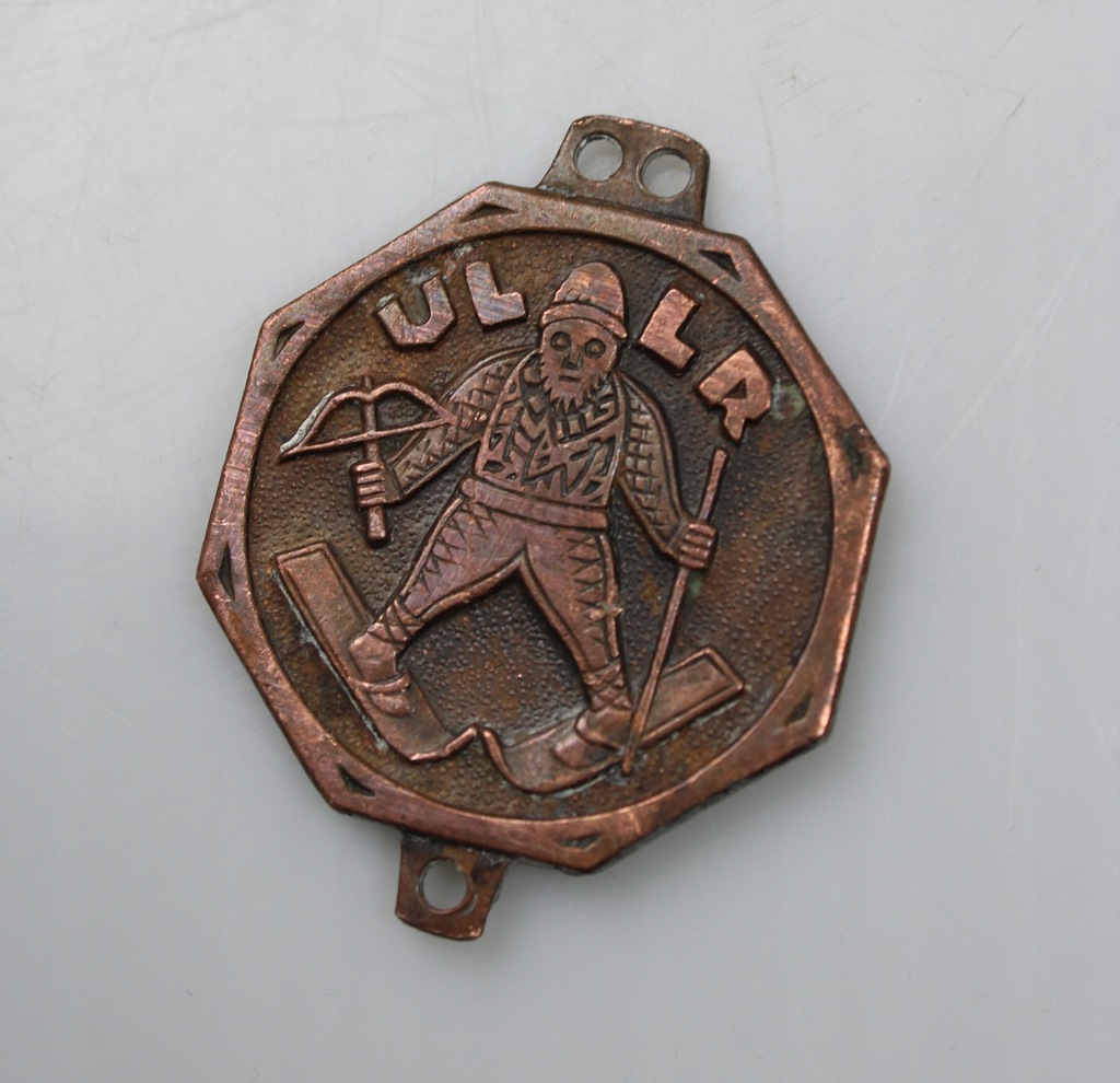 PRZEDWOJENNY MEDAL - Niemcy - NARCIARZ - ULLR