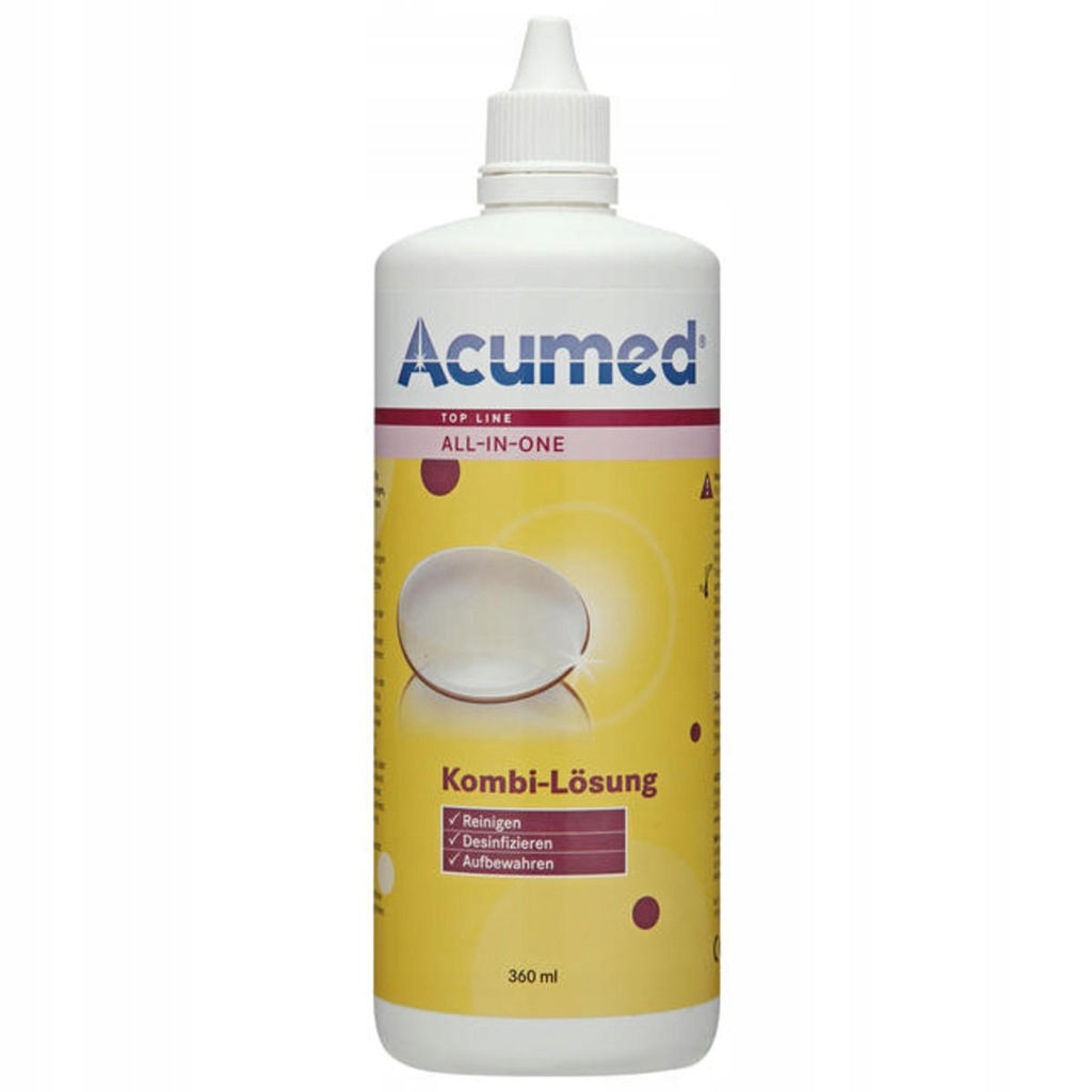 Acumed płyn do pielęgnacji soczewek 360ml DE