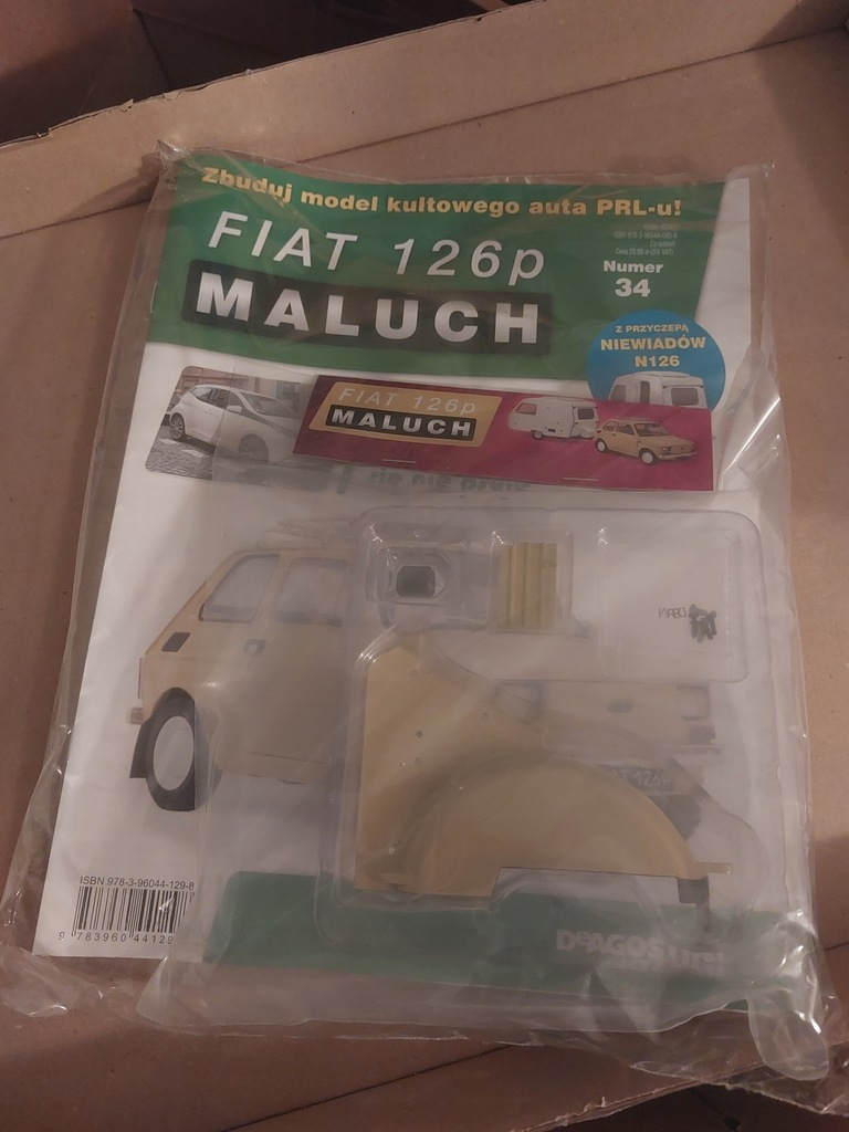 Fiat 126p MALUCH DEAGOSTINI GAZETKA NUMER 34