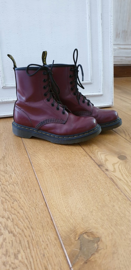 Glany DR. MARTENS 1460 Smooth r. 37 Cherry Red