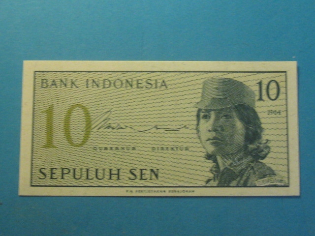 Купить Банкнота Индонезии 10 сен 1964 года UNC P-92: отзывы, фото, характеристики в интерне-магазине Aredi.ru