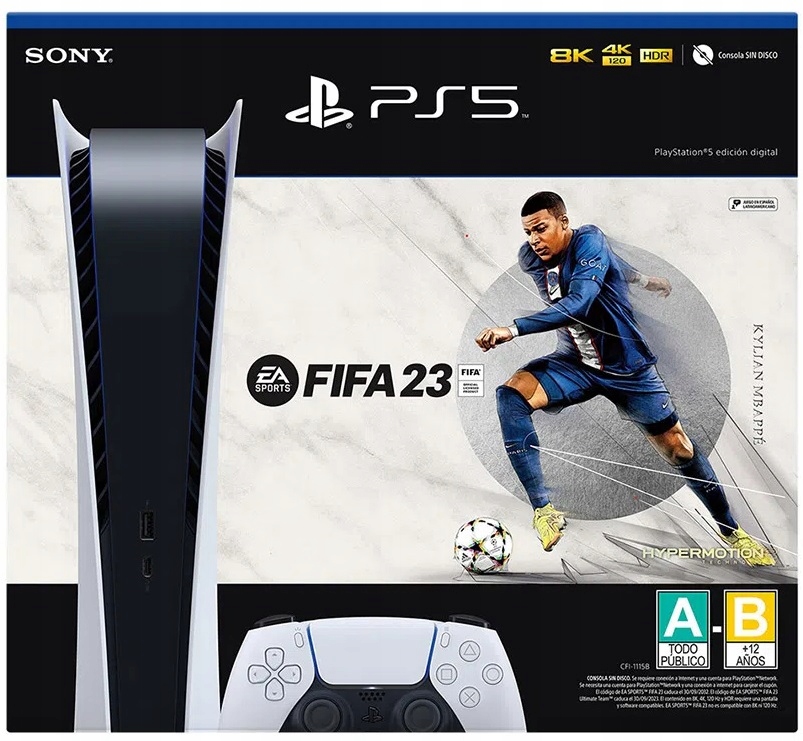KONSOLA SONY PS5 DIGITAL EDITION + FIFA 23 NOWA
