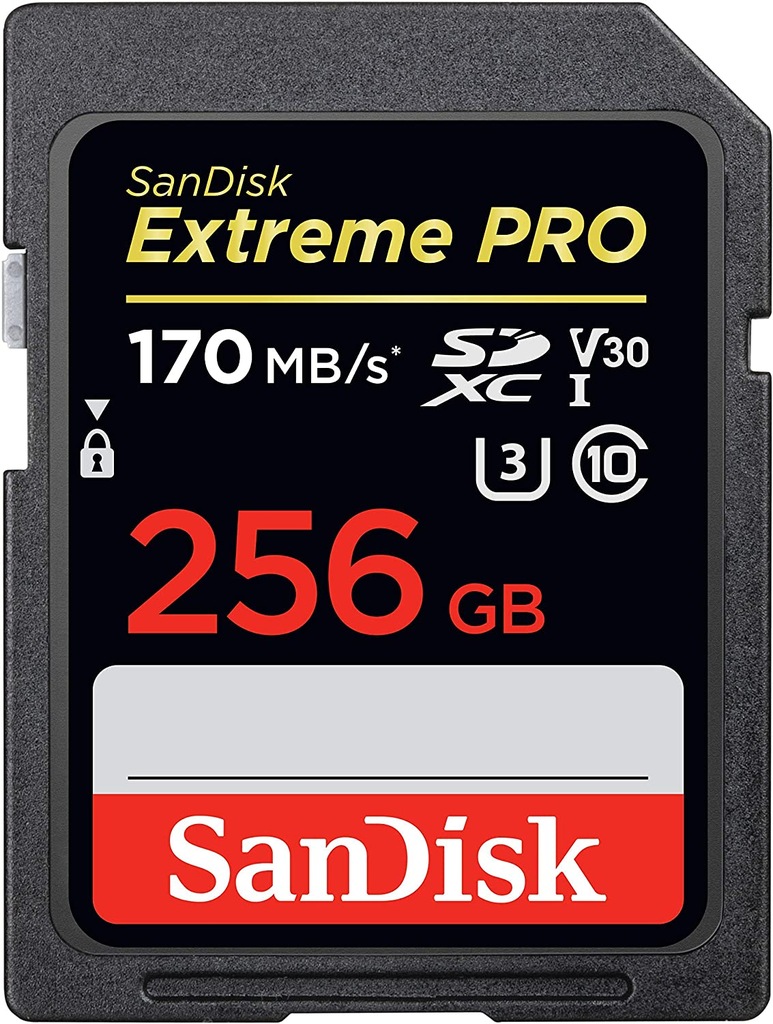 Купить SANDISK EXTREME PRO 256 ГБ SDXC 170 МБ/с V30 UHS-I: отзывы, фото, характеристики в интерне-магазине Aredi.ru