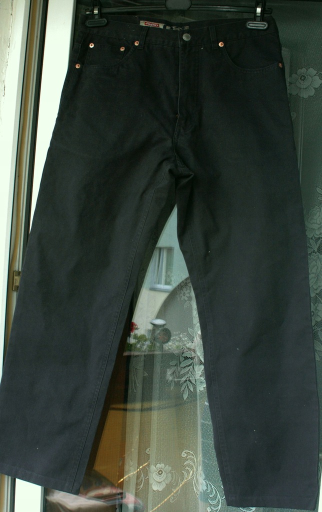 .JINGLER'S spodnie męskie granat r W 34 L 36
