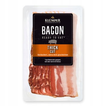 Bacon grube plastry 80g Klumper