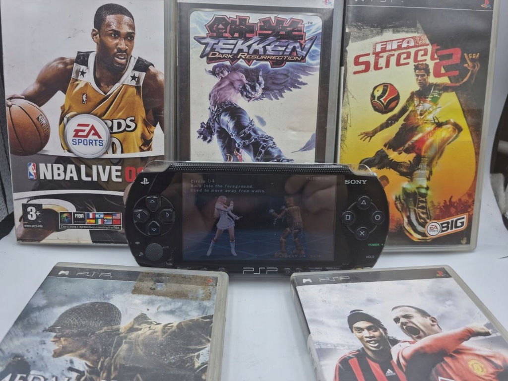 Konsola Sony PSP Slim PSP SLIM 2004 5 gier