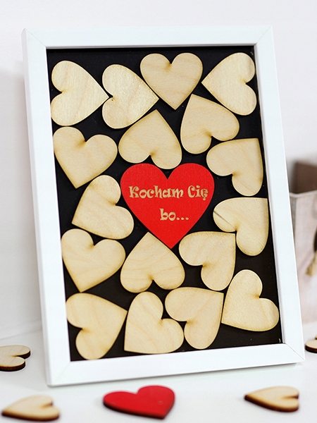 Купить Подарок НА ДЕНЬ ВАЛЕНТИНА - большая 3D рамка - напишите сердечки!: отзывы, фото, характеристики в интерне-магазине Aredi.ru