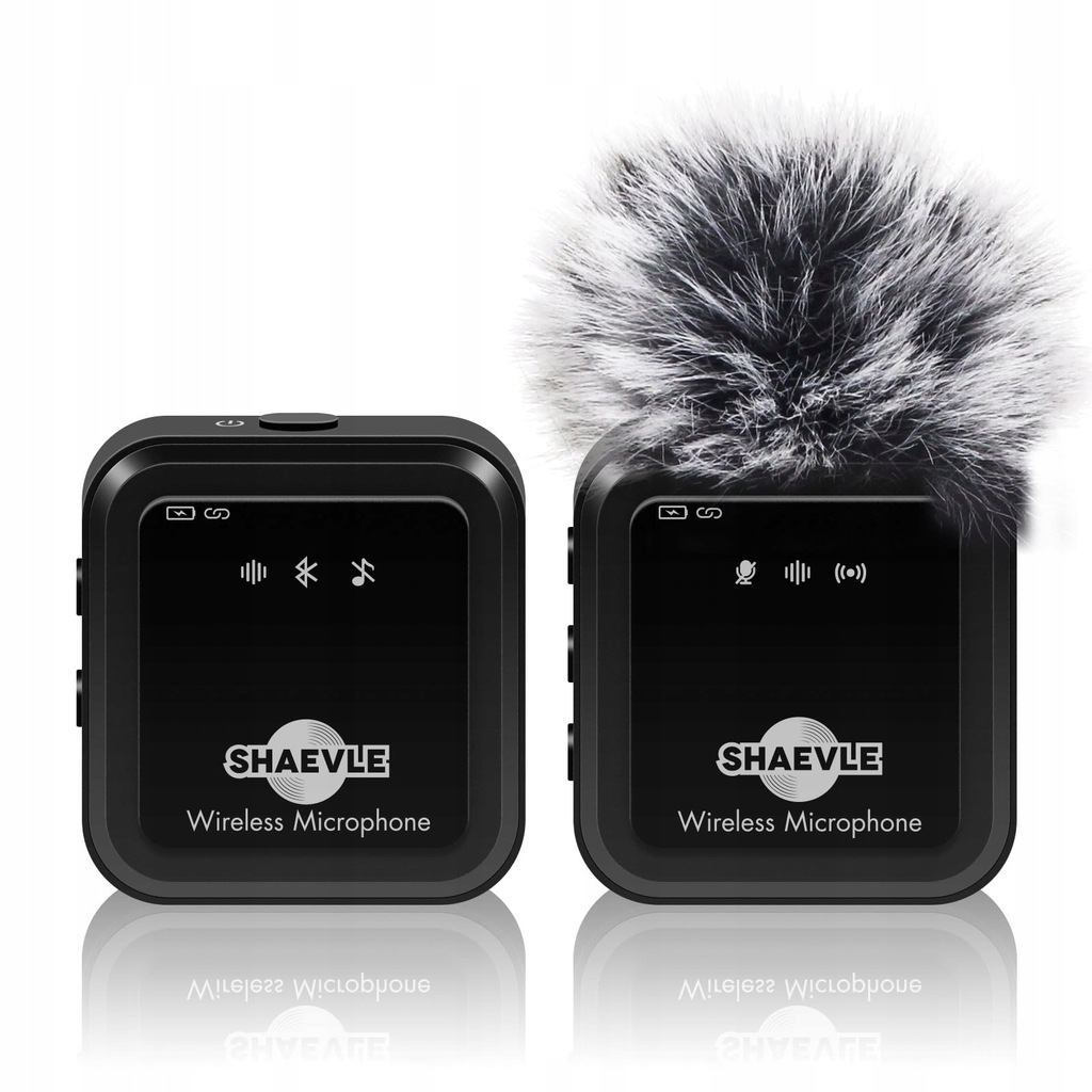 Shaevle Bezprzewodowy mikrofon krawatowy z
