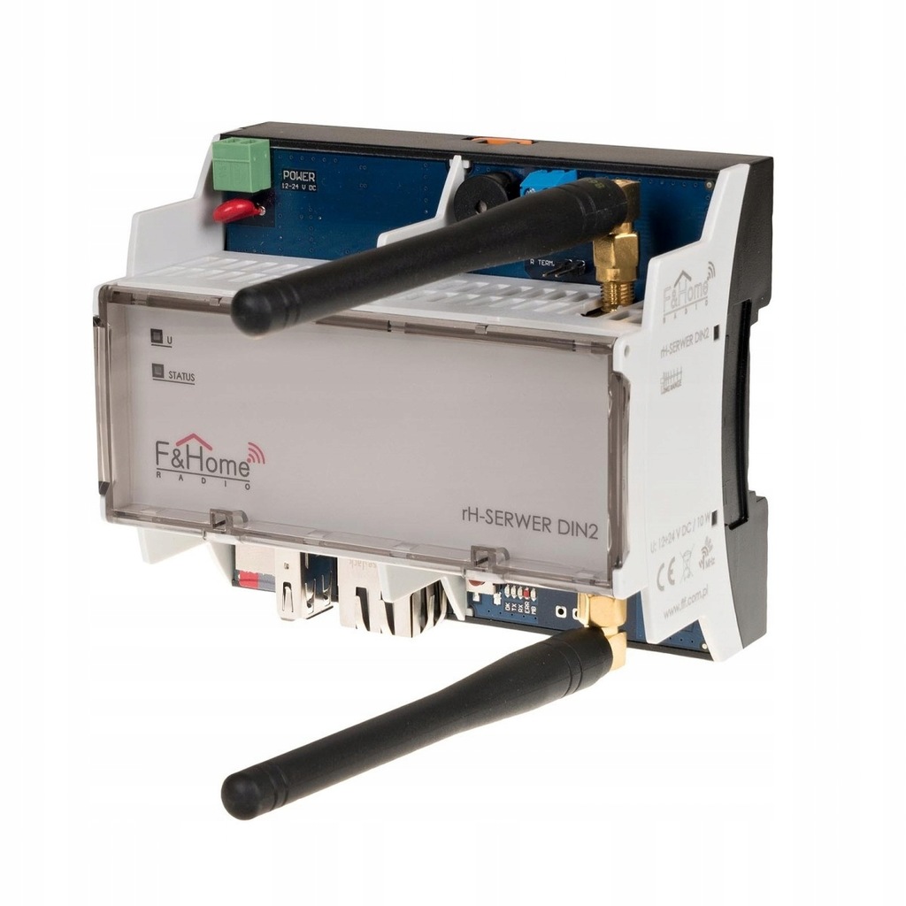 rH-SERWER-DIN2 Jednostka centralna na szynę DIN2 F&F