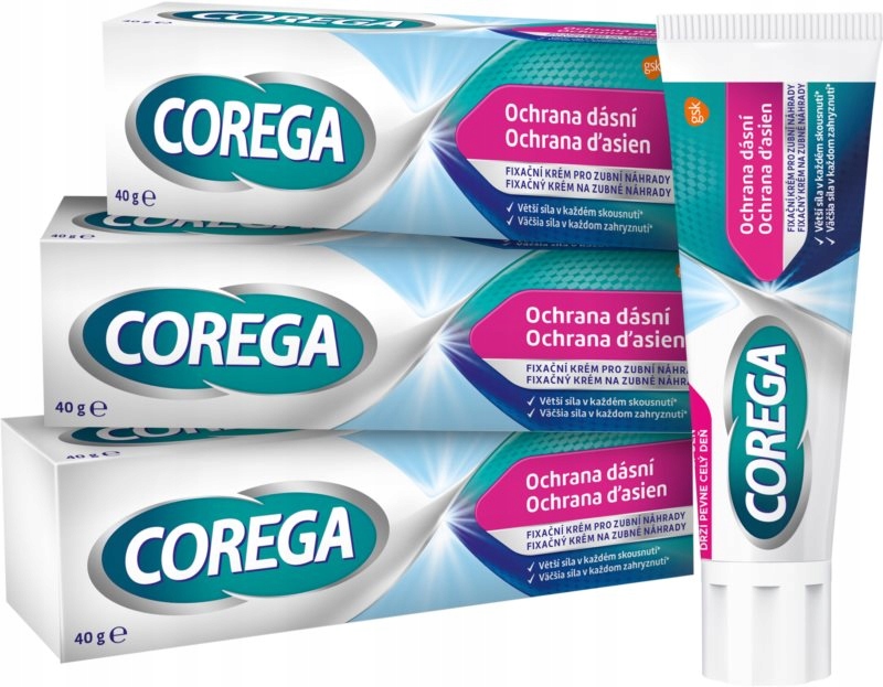 Corega Gum Protection wyrób medyczny krem mocujący do protez zębowych