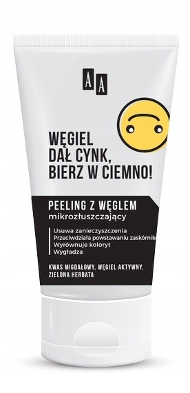 AA EMOJI Peeling z węglem.