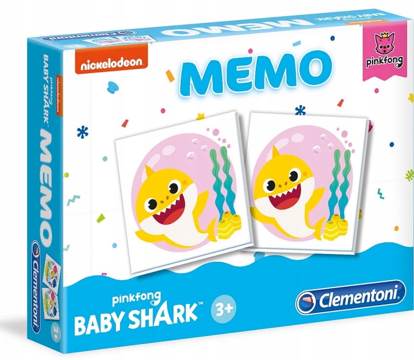 Gra memo Baby Shark 3+ Clementoni