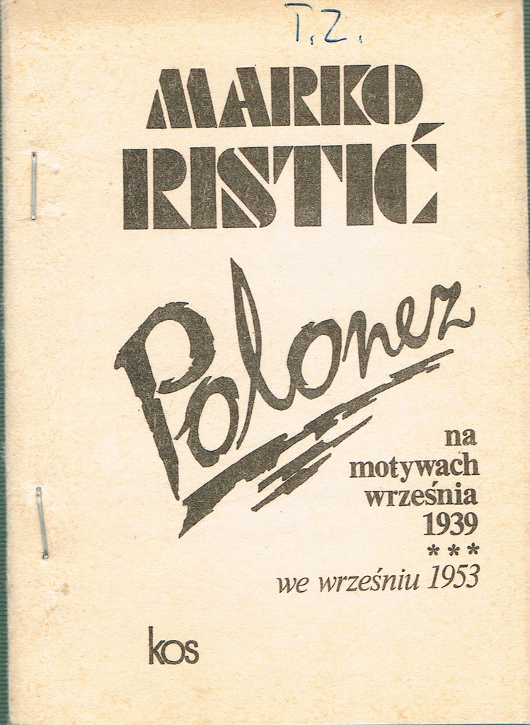 Polonez Ristić bibuła 2 obieg 88A