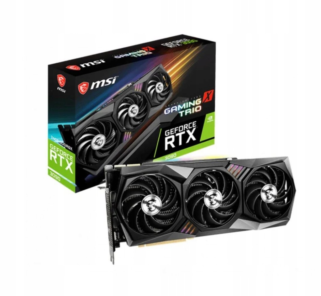 Купить Видеокарта MSI RTX 3090 GAMING X TRIO 24 ГБ: отзывы, фото, характеристики в интерне-магазине Aredi.ru