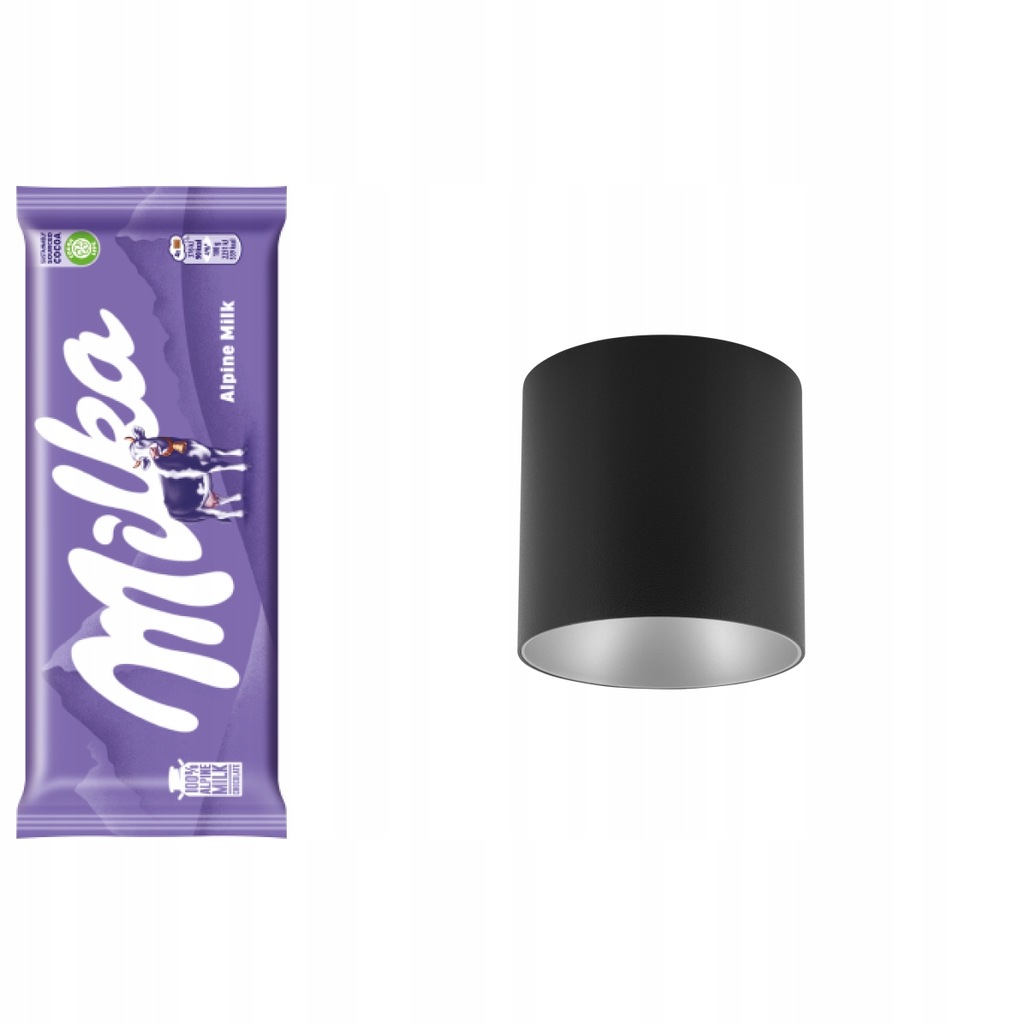 Downlight Nowodvorski EYE czarny srebrny 8932 + Milka