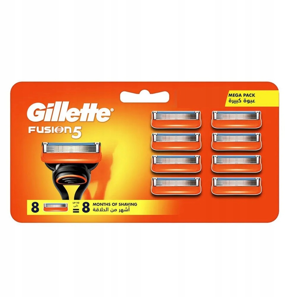 Gillette Fusion5 wymienne ostrza do maszynki do golenia 8szt.