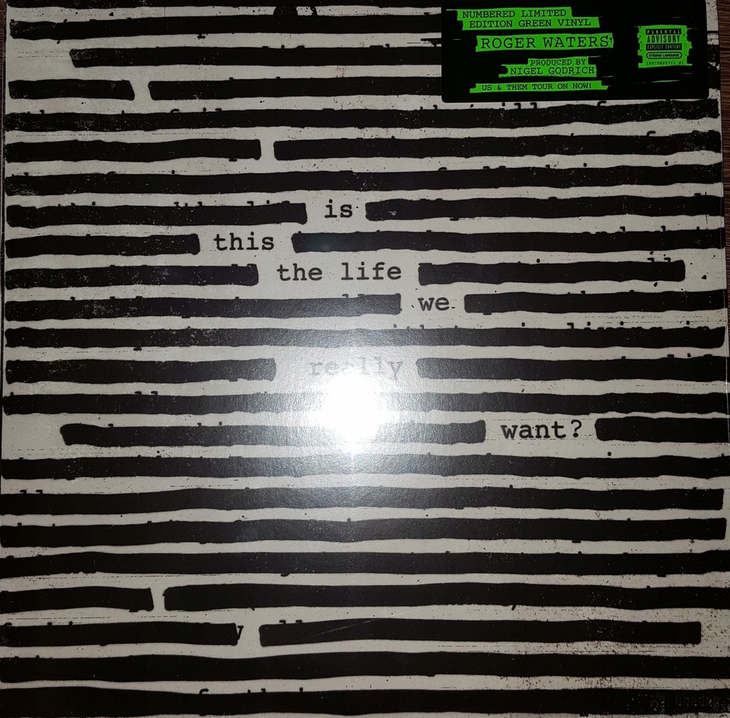 10 Sztuk 2Lp,Roger Waters- Is This The Life.Green!