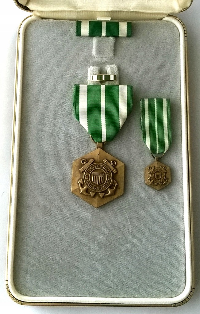 Medal USCG - CG COMMENDATION MEDAL w pudełku