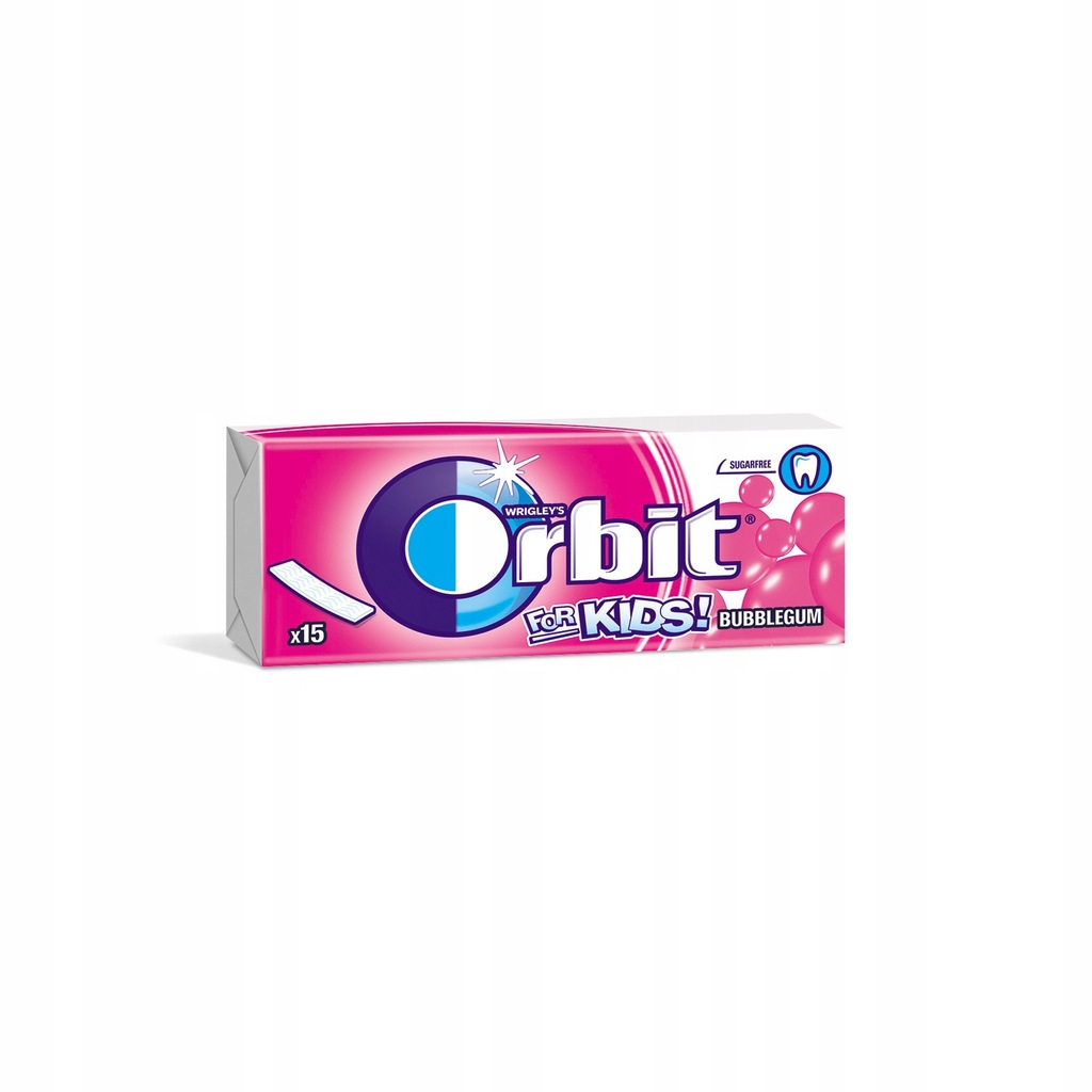 GUMA ORBIT 39g FRUIT 15 LISTKI