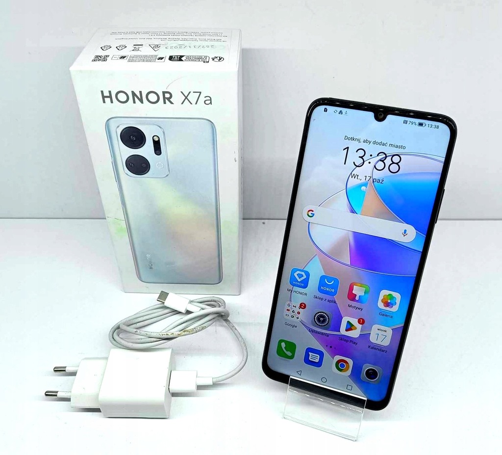 HONOR X7A 4/128GB DUALSIM KOMPLET DOBRY STAN