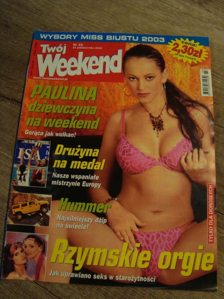 TWÓJ WEEKEND nr 22/ 2003 Czasopismo erotyczne