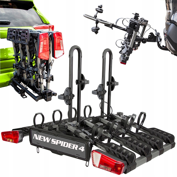 Купить КРЕПЛЕНИЕ ДЛЯ 4 ВЕЛОСИПЕДОВ INTER PACK SPIDER 4: отзывы, фото и ...