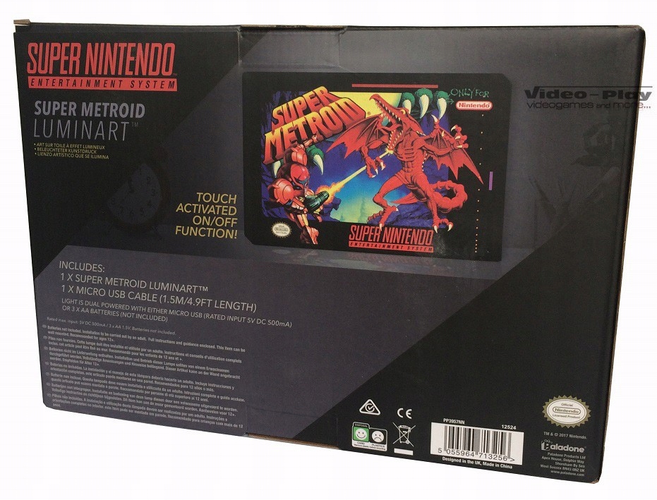 Luminart lampa obraz Nintendo Super Metroid 8762074107