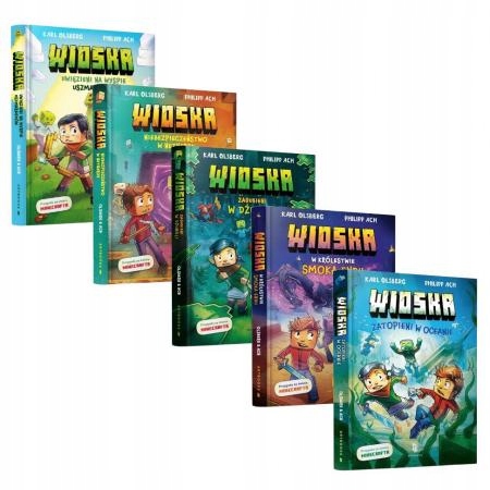 Pakiet Minecraft Tomy 1-5 Karl Olsberg Philipp Ach