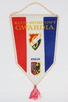 Proporczyk Klub Sportowy Gwardia Wrocław oficjalny