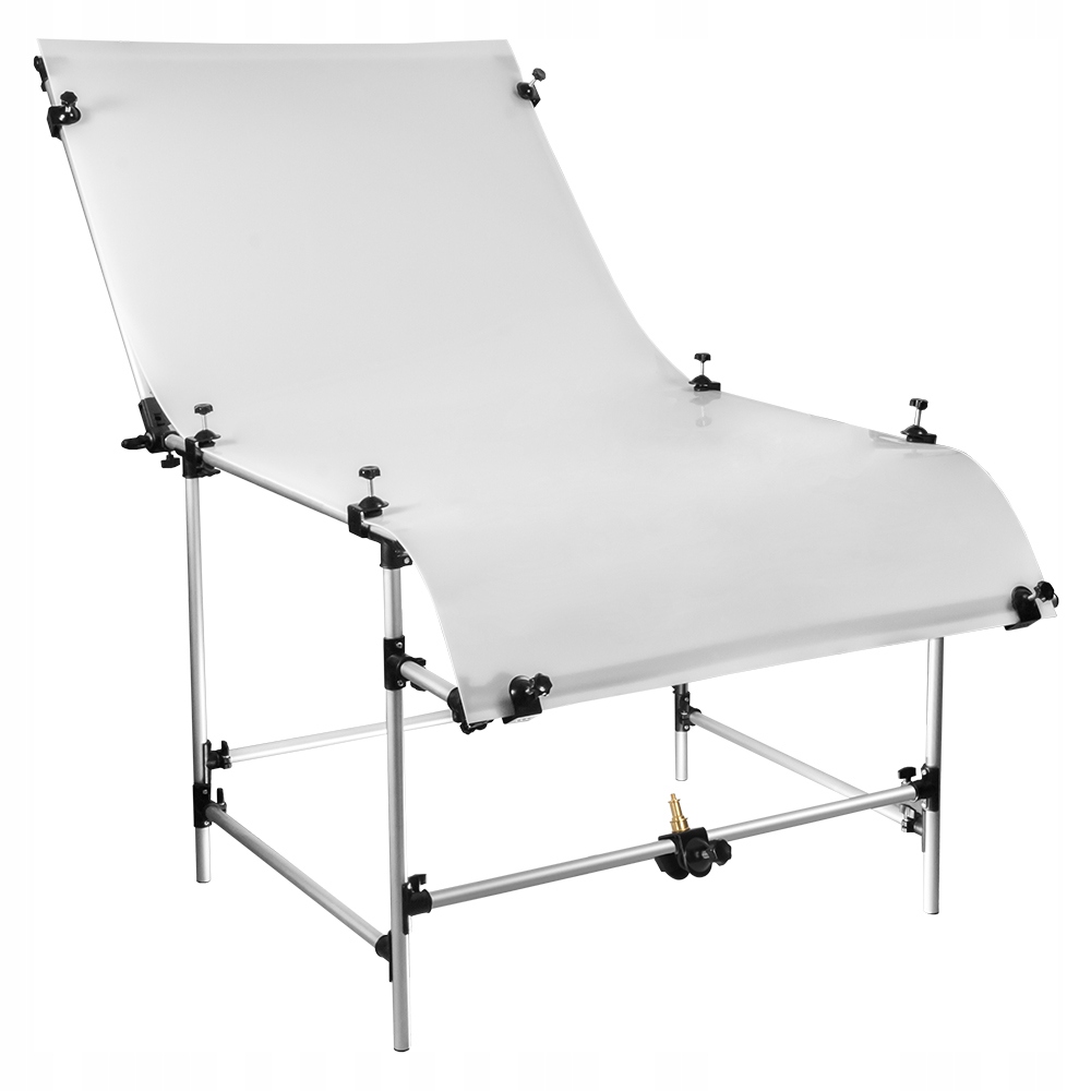GlareOne stół bezcieniowy aluminiowy 100x200 cm