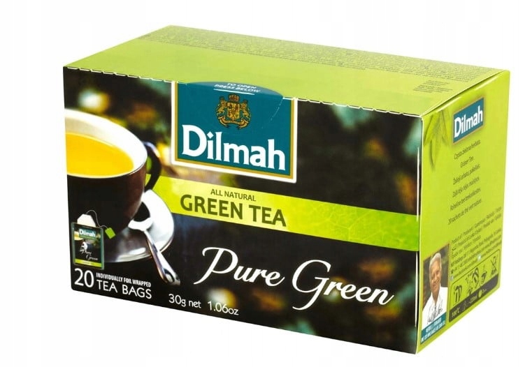 Herbata Zielona Dilmah Pure Green 20x1,5g Saszetki