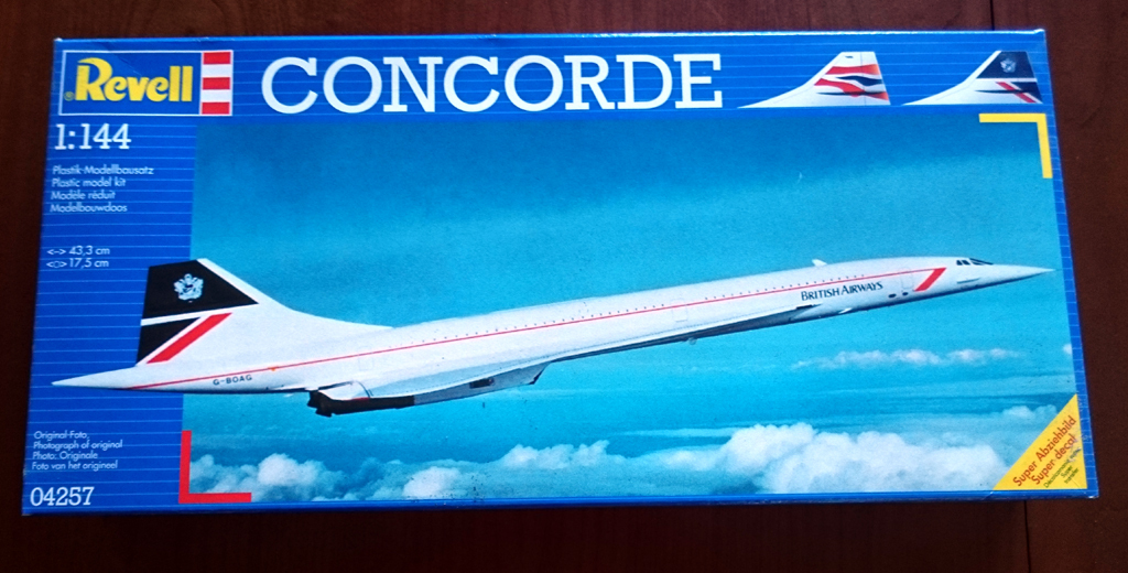 Model samolotu Concorde firmy Revell 1:144