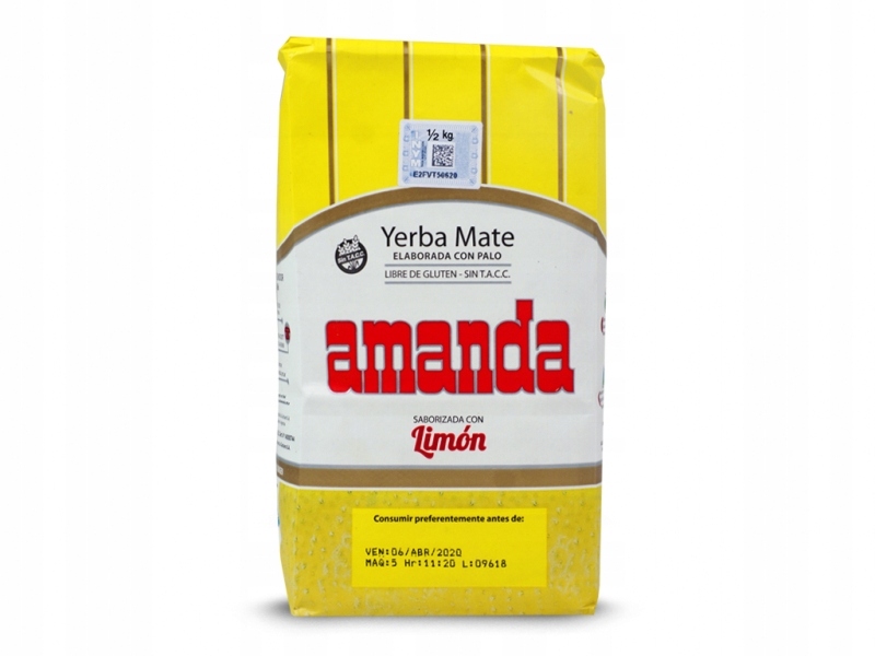 Yerba Amanda Limon Cytrynowa 500g