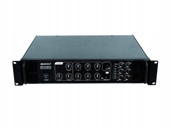 Wzmacniacz radiowęzłowy Omnitronic MPVZ-180.6 PA