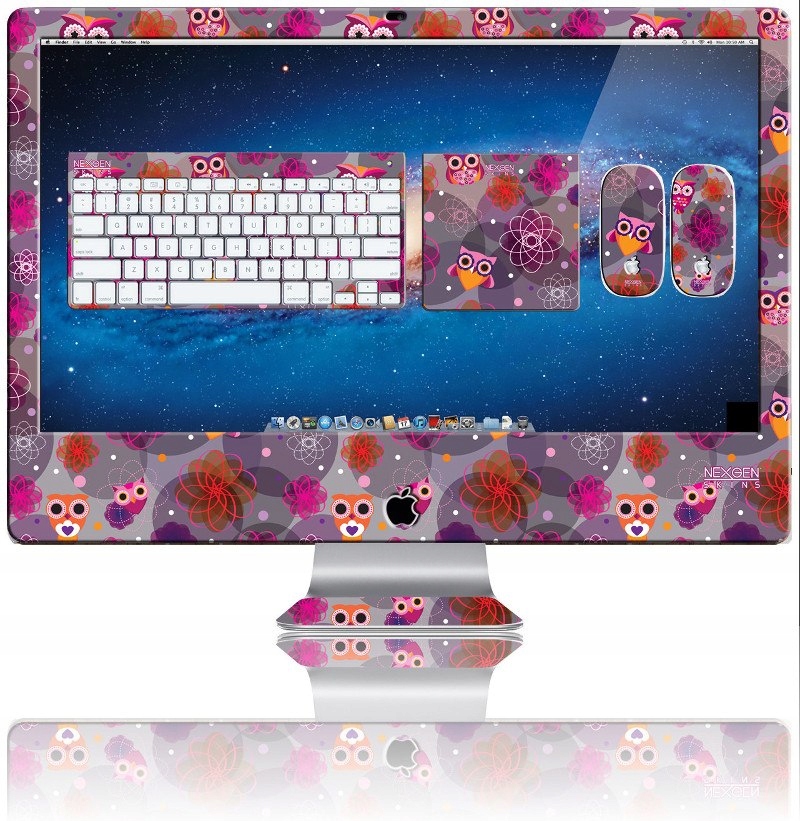 Nexgen Skins - Zestaw skórek na obudowę z efektem 3D iMac 27" (Owlette