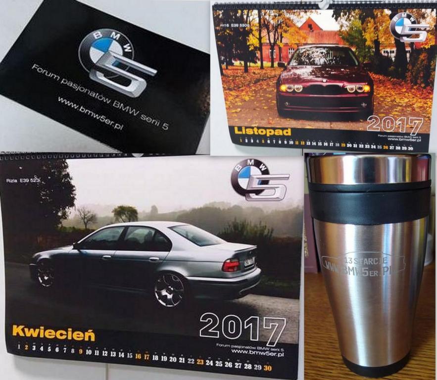 Kalendarz 2017 i kubek termiczny forum bmw5er.pl