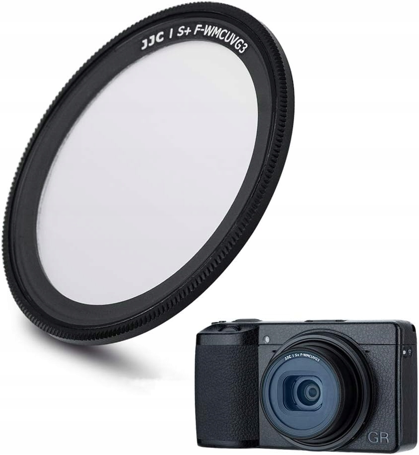 JJC L39 Ultra Slim Multi-Coated UV Filter For Ricoh GR IIIx GR III GR II GR3x GR3 GR2 Cameras Optical Glass Camera Lens Filters