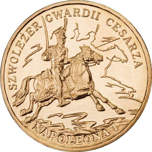 Moneta 2 zł Szwoleżer Gwardii Cesarza Napoleona I