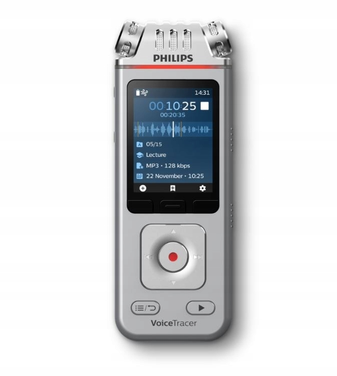 Dyktafon DVT4115 Pamięć 8GB,USB,microSDHC maks